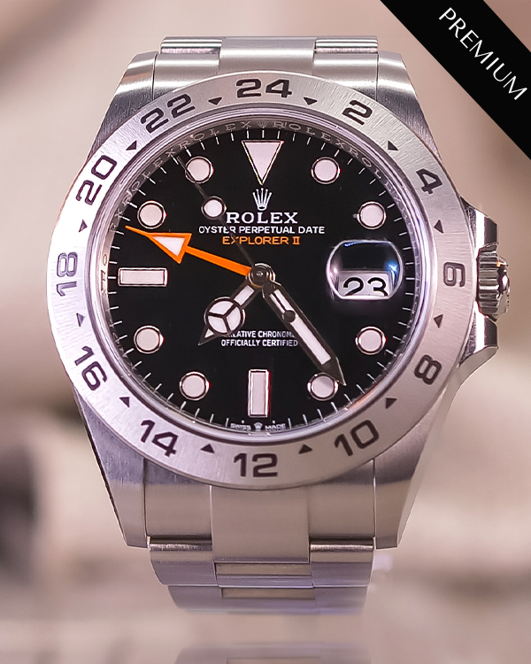 2023 Rolex Explorer II 42MM Black Dial Oystersteel Bracelet