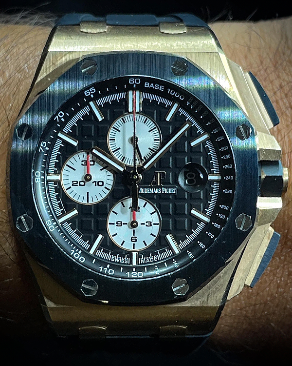 2016 Audemars Piguet Royal Oak Offshore Chronograph 44MM Black Dial Ru ...