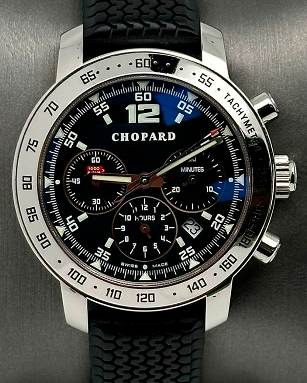 mm  Chopard Mille Miglia 36MM Black Dial Rubber Strap (16/8933) – Grailzee