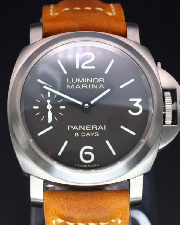 2016 Panerai Luminor Marina 8 Days Titanium Brown Dial PAM00564