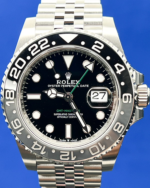 2024 Rolex GMTMaster II "Bruce Wayne" 40MM Black Dial Jubilee Bracele