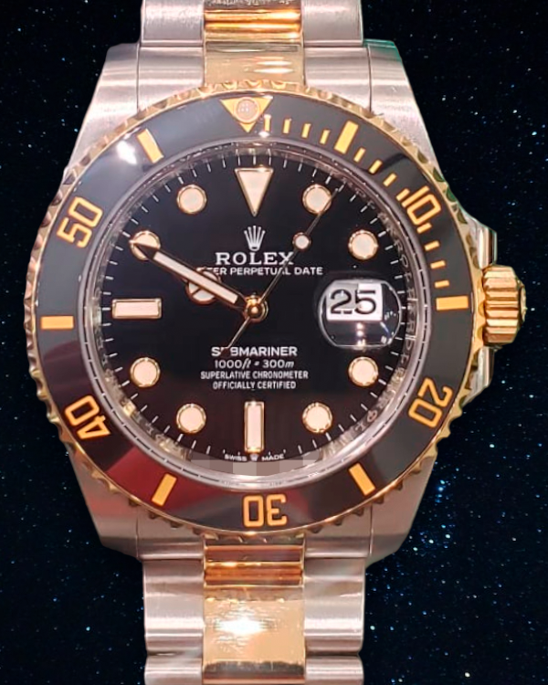 2022 Rolex Submariner Date 41 Gold/Steel Black Dial (126613LN