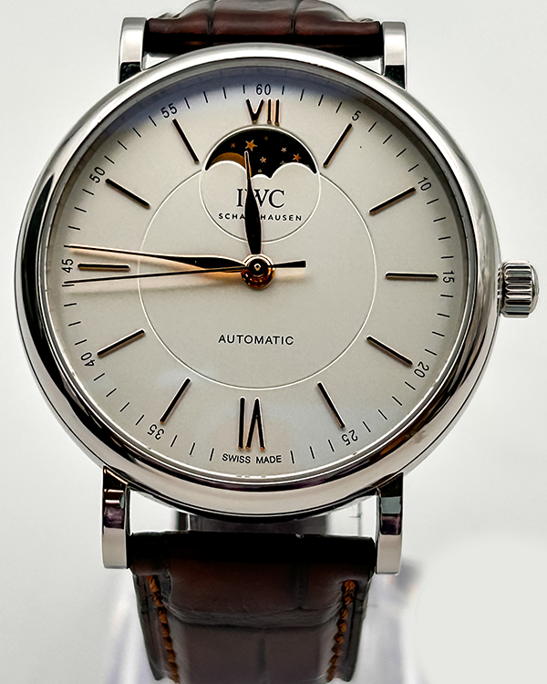 2022 IWC Portofino Automatic Moon Phase Silver Dial IW459401