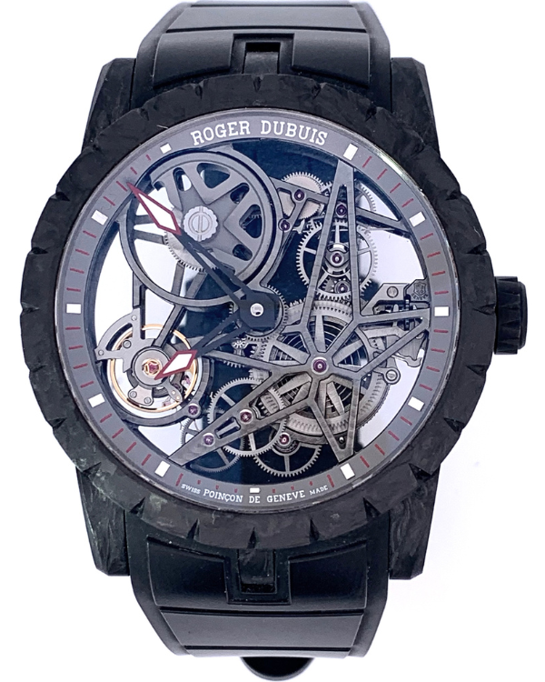 Roger Dubuis Excalibur 42MM Skeleton Dial Rubber Strap (RDDBEX0508) –  Grailzee