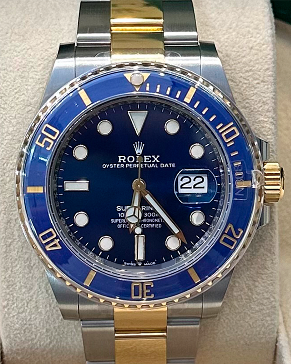 Rolex submariner oystersteel on sale and yellow gold