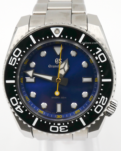 2020 Grand Seiko Sport Collection 43.6MM Blue Dial Steel Bracelet (SBGX337)