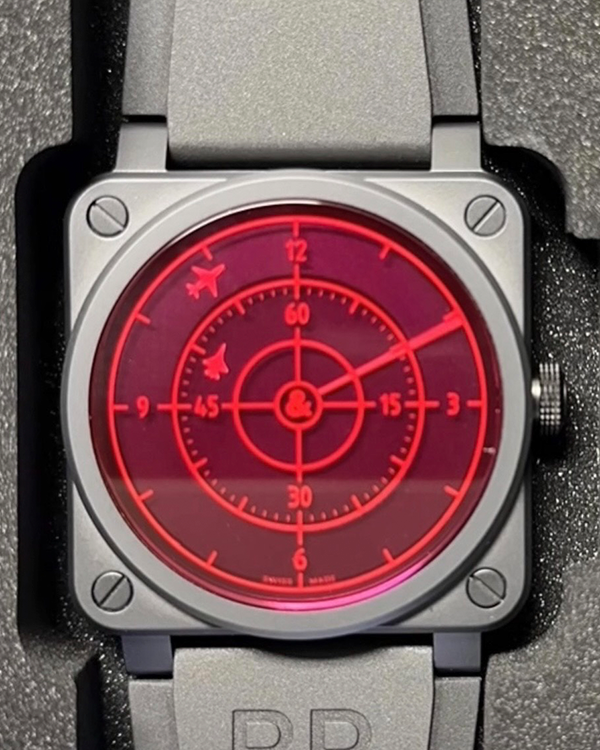 No Reserve 2021 Bell Ross BR 03 92 Red Radar Ceramic Black