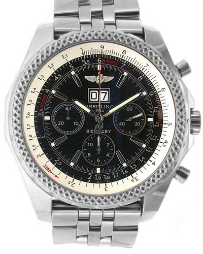 Breitling Bentley Motors Chronograph Special Edition 48.7MM Black Dial Steel Bracelet (A2536212-B686-990A)