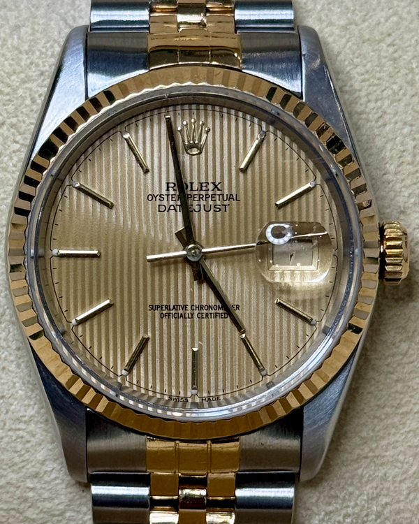 1993 (S Serial) Rolex Datejust 36MM Champagne 