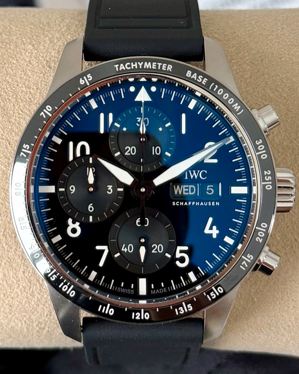 2023 IWC Schaffhausen Pilot Performance Chronograph AMG 41MM Black