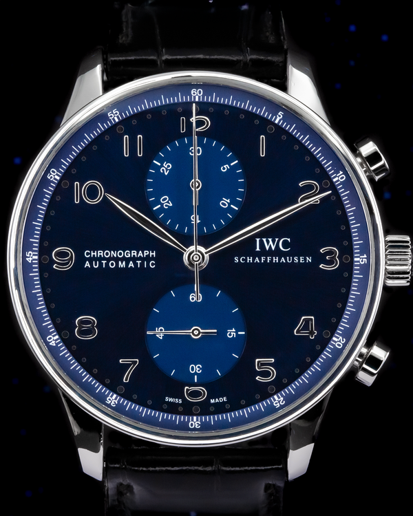 2019 IWC Schaffhausen Portugieser Chronograph 41MM Blue Dial