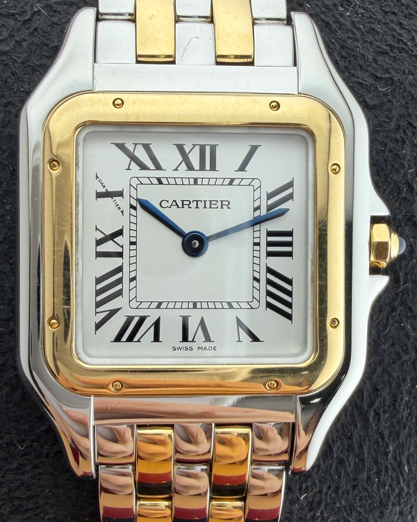 2018 Cartier Panthère De Cartier 37MM Quartz Silver Dial Two-Tone Brac