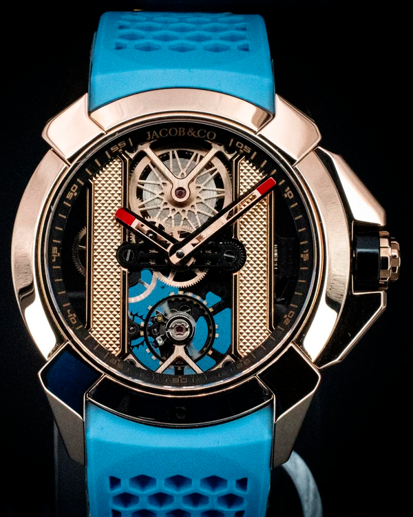 【専用】JACOB COHЁN type622 サイズ 33 Jacob & Co. Epic X Bridges 44MM Skeleton Dial Rubber Strap (EX120
