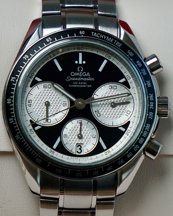 2023 Omega Speedmaster Racing 40MM Black Dial Steel Bracelet