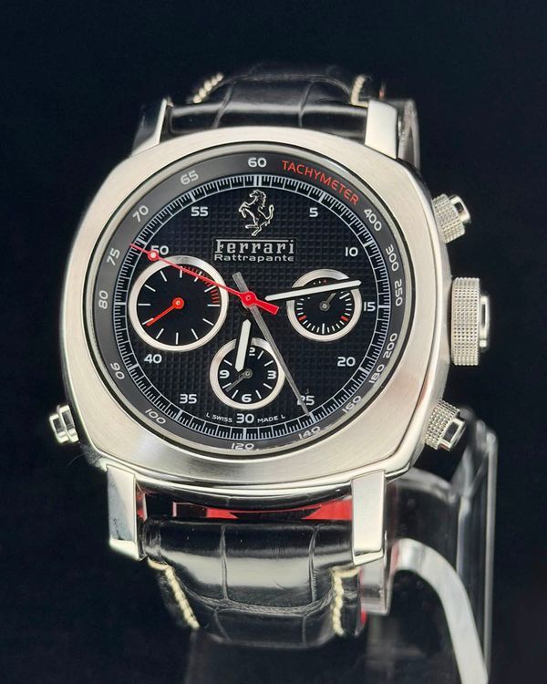 PANERAI パネライ Ferrari Rattrapante Panerai Ferrari Gran Turismo Rattrapante L.E. 45MM Black Dial