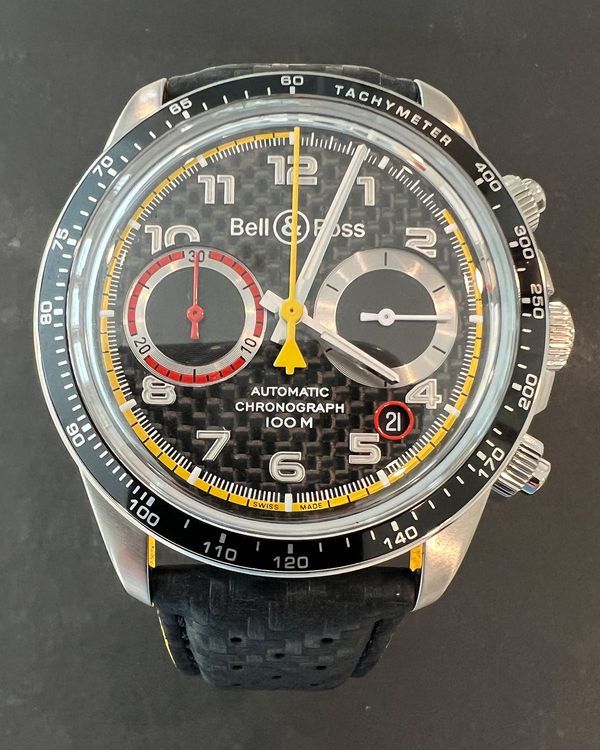2021 Bell & Ross BR V2-94 L.E. 41MM Carbon Fiber Dial Leather
