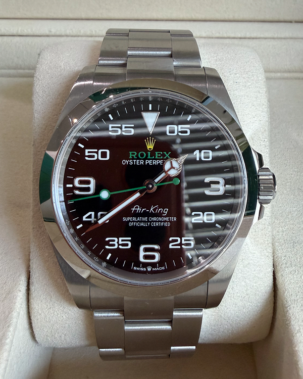 空来 2025 Rolex Air-King 40MM Black Dial Oyster Bracelet (126900