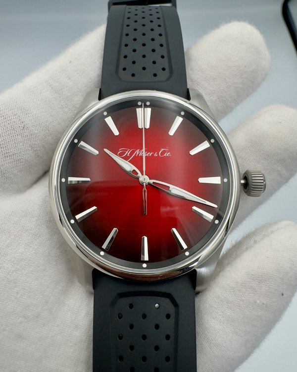 2023 H. Moser & Cie Pioneer Centre Seconds 42.8MM Mad Red Dial