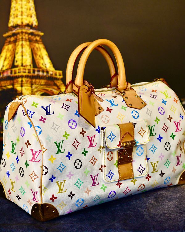 Louis Vuitton x Takashi Murakami Multicolore Speedy Coated Canvas