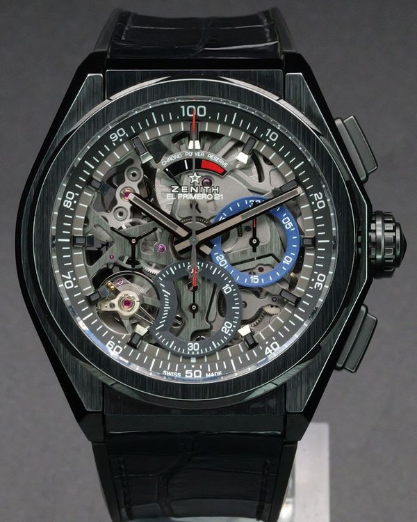 No Reserve - 2019 Zenith Defy El Primero 21 44MM Skeleton Dial