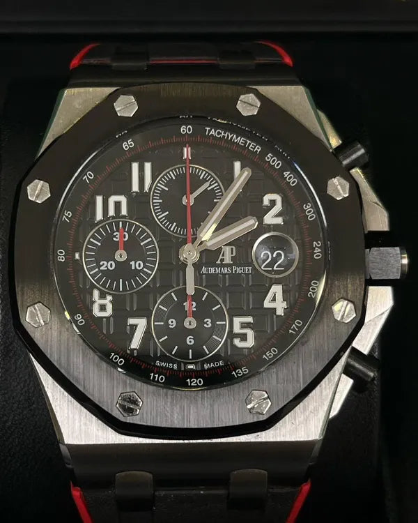 2016 Audemars Piguet Royal Oak Offshore "Vampire" 42MM Black Dial Rubb ...