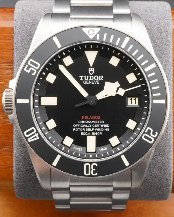 2018 Tudor Pelagos 42MM Black Dial Titanium Bracelet 25610TNL Grailzee 2018-tudor-pelagos-42mm-black-dial-titanium-bracelet-25610tnl-grailzee