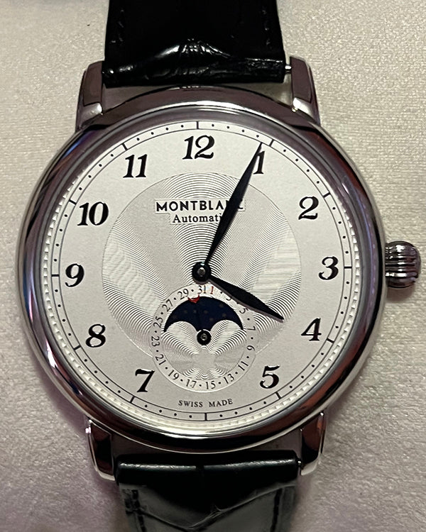 Montblanc Star Legacy 42MM Silver Dial Leather Strap (MB116508) – Grailzee