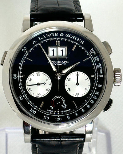 2014 A. Lange & Söhne Datograph Up/Down 41MM Black Dial Leather Strap (405.035)