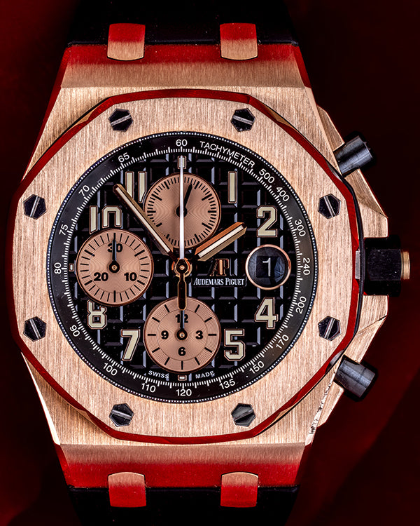 Audemars Piguet Royal Oak Offshore Chronograph 42MM Black Dial Rubber ...