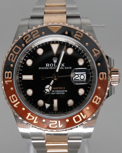 2020 Rolex GMT-Master II "Root Beer" 40MM Black Dial Two-Tone Bracelet (126711CHNR)