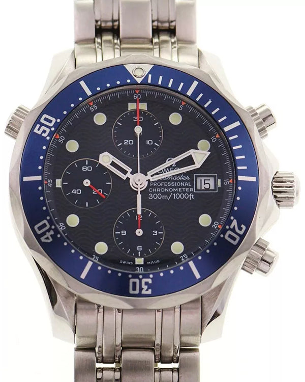 Omega Seamaster Diver 300M 41.5MM Blue Dial Steel Bracelet