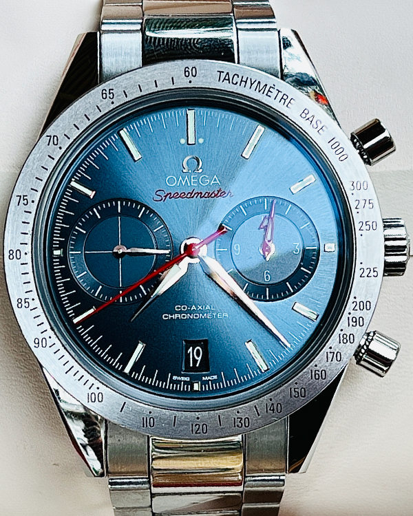 Omega Speedmaster 57 41.5MM Blue Dial Steel Bracelet 331.10