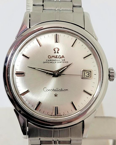 Omega Constellation Vintage 36.8MM Silver Dial Steel Bracelet (14777)