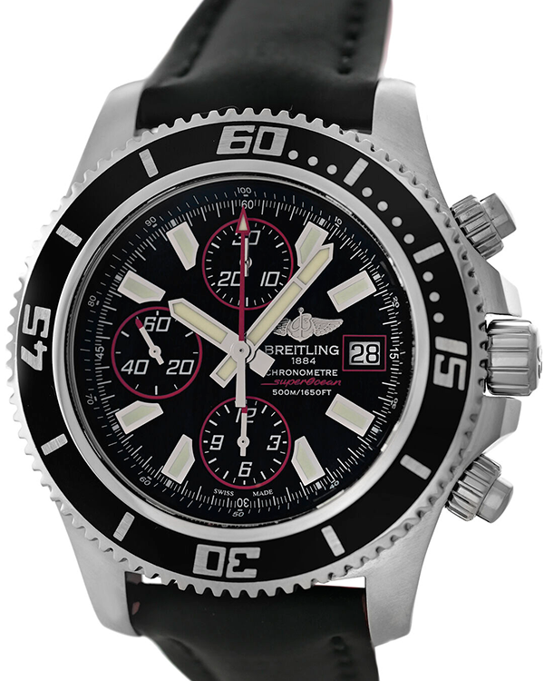 Breitling Superocean Chronograph II Black Dial 44mm Automatic Mens Watch - A1334102/BA82 main image 0