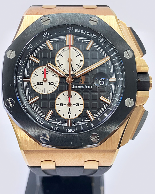 Audemars Piguet Royal Oak Offshore Chronograph 44MM Black Dial Rubber ...