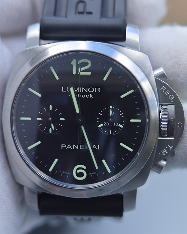 Panerai Luminor 44mm 1950 Flyback Black Dial PAM00361 Grailzee