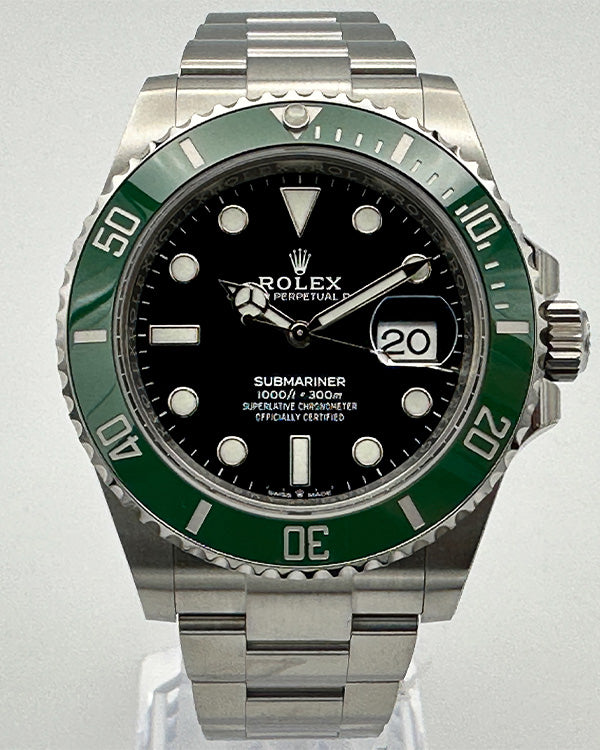 Rolex Submariner “Starbucks” 126610LV for $17,500 for sale from a Trusted  Seller on Chrono24 in 2023