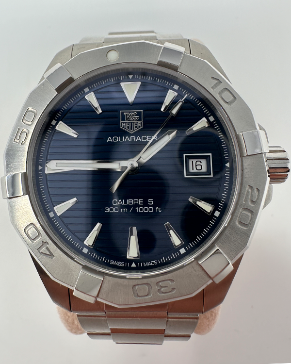 TAG Heuer Aquaracer 300M 41MM Blue Dial Steel Bracelet WAY2112