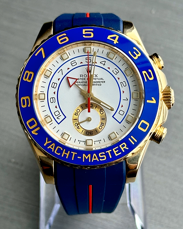 Rolex Yellow Gold Yacht-Master II 44 Watch - White Dial - 116688