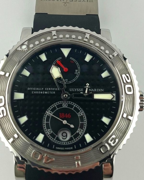 Ulysse Nardin Marine Diver Steel Black Dial 263 51 3 92 Grailzee