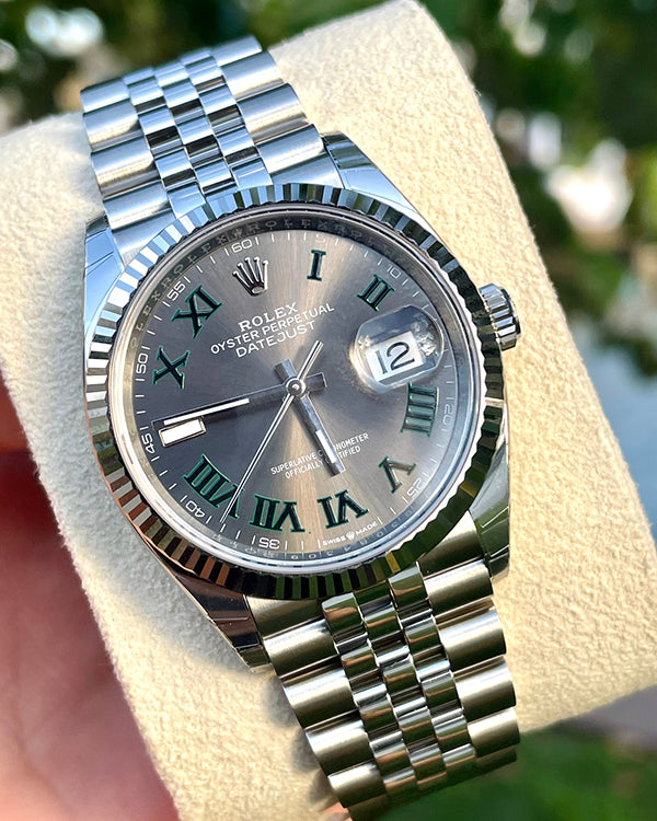 Rolex Datejust 36MM Wimbledon Dial Jubilee Steel 126234 Grailzee rolex-datejust-36mm-wimbledon-dial-jubilee-steel-126234-grailzee