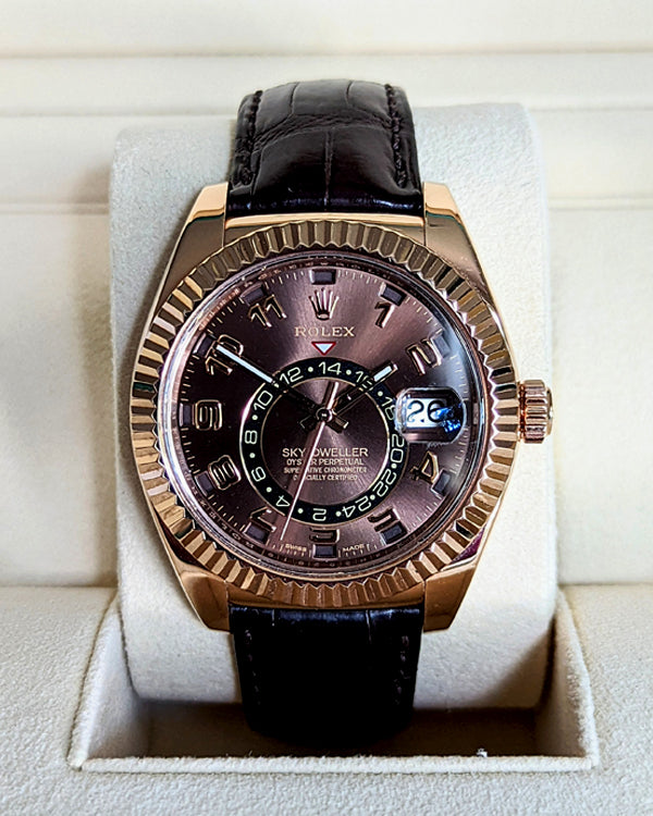 Rolex sky cheap dweller chocolate