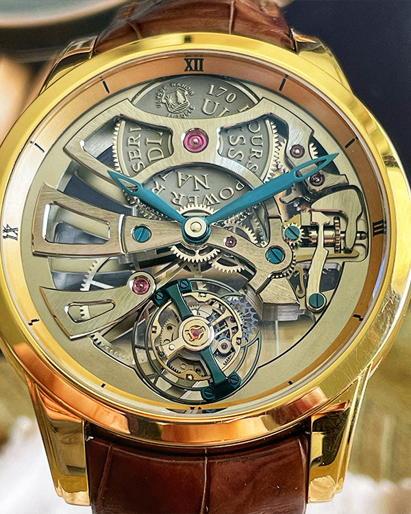 Ulysse Nardin Classico Skeleton Tourbillion 18k Rose Gold Limited