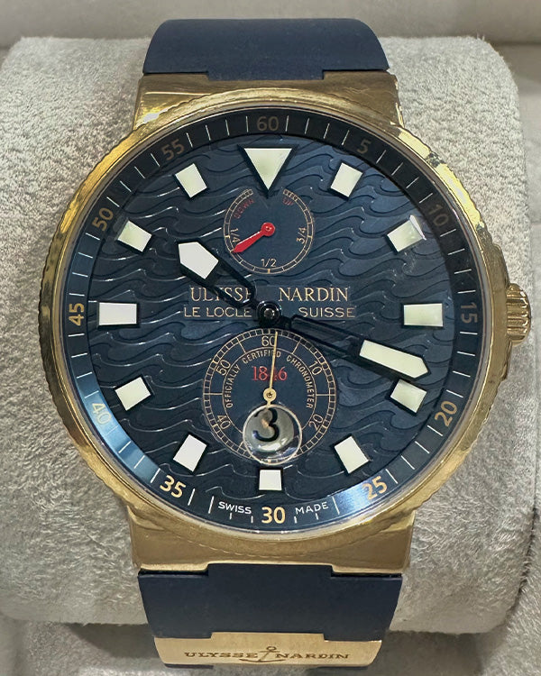 Ulysse Nardin Maxi Marine Limited Edition of 350 Blue Wave Dial