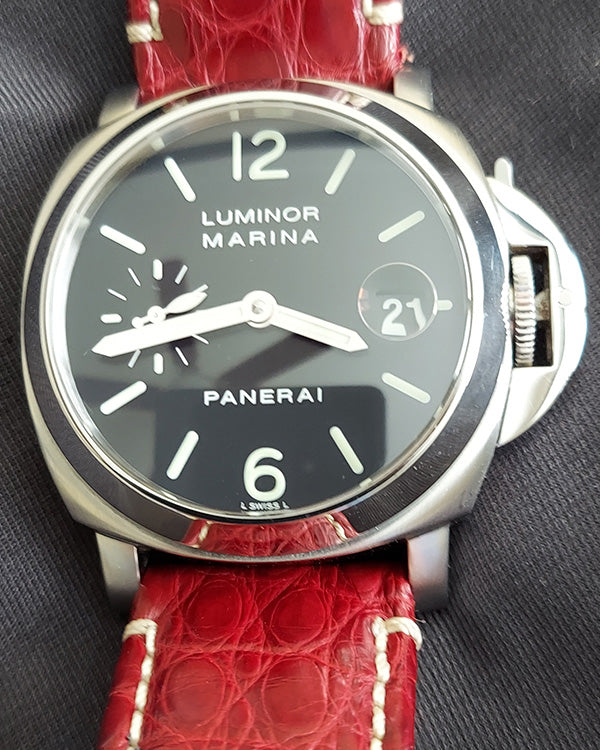 Panerai Luminor Marina Automatic Steel Black Dial PAM00048