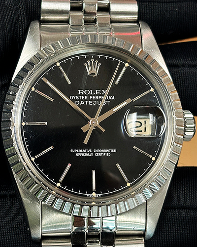 1978 (5.5 Mill Serial) Rolex Datejust 36MM Black Dial Jubilee Bracelet (16030)