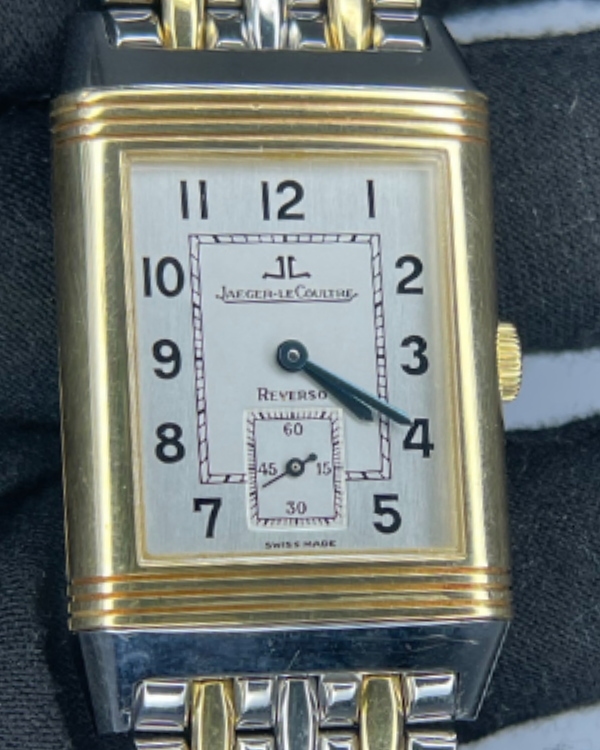 Jaeger-LeCoultre Reverso Grande Taille 42X26MM Silver Dial Two-Tone Bracelet (270.5.62)