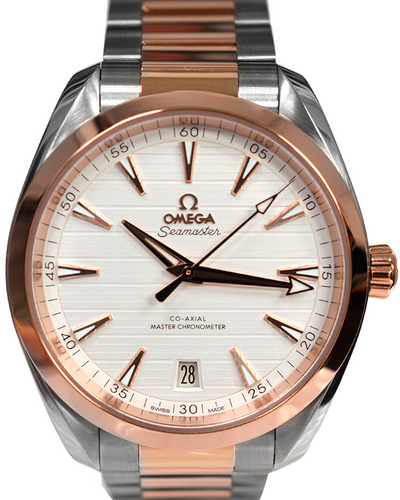 2022 Omega Seamaster Aqua Terra 41MM Silver Dial Two-Tone Bracelet (220.20.41.21.02.001)