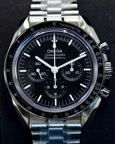 2024 Omega Speedmaster Professional Moonwatch 42MM Black Dial Steel Bracelet (310.30.42.50.01.002)