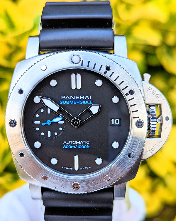 2021 Panerai Luminor Submersible Steel Black Dial (PAM00973)